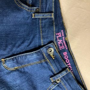 Girls basic bootcut jeans